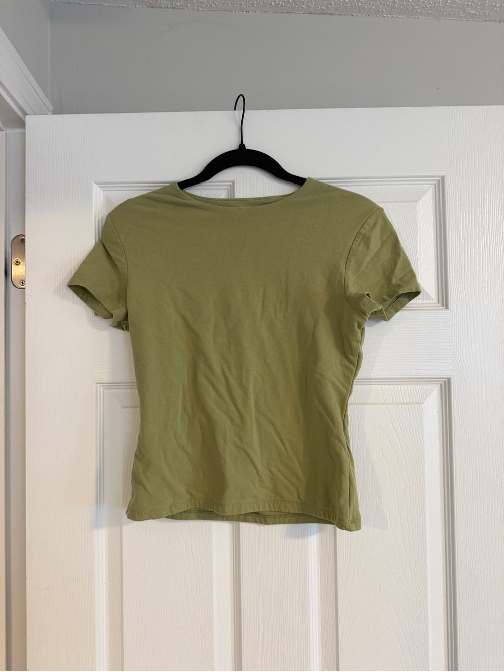 Abercrombie & Fitch Olive Crewneck Short Sleeve Tee